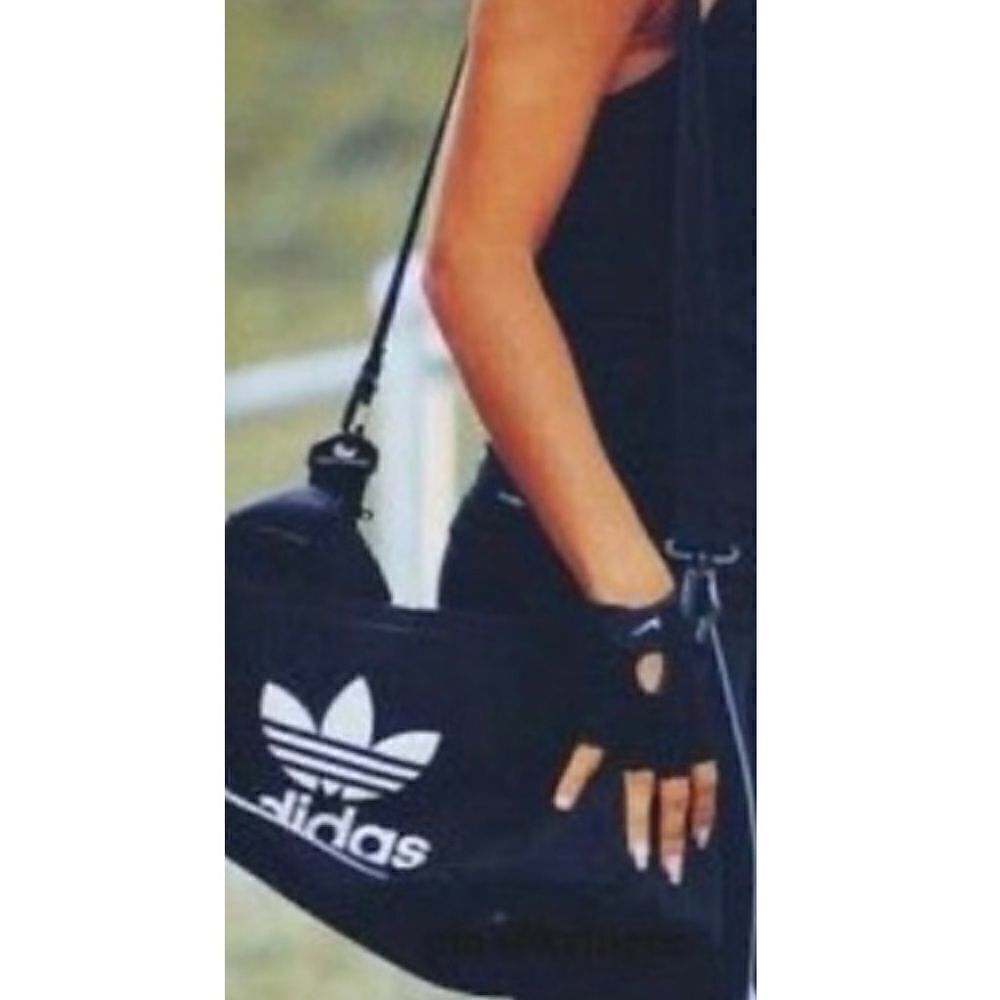 Adidas black workout bag